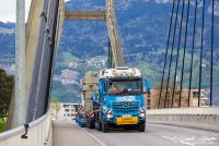 Transformatortransport nach Bonaduz